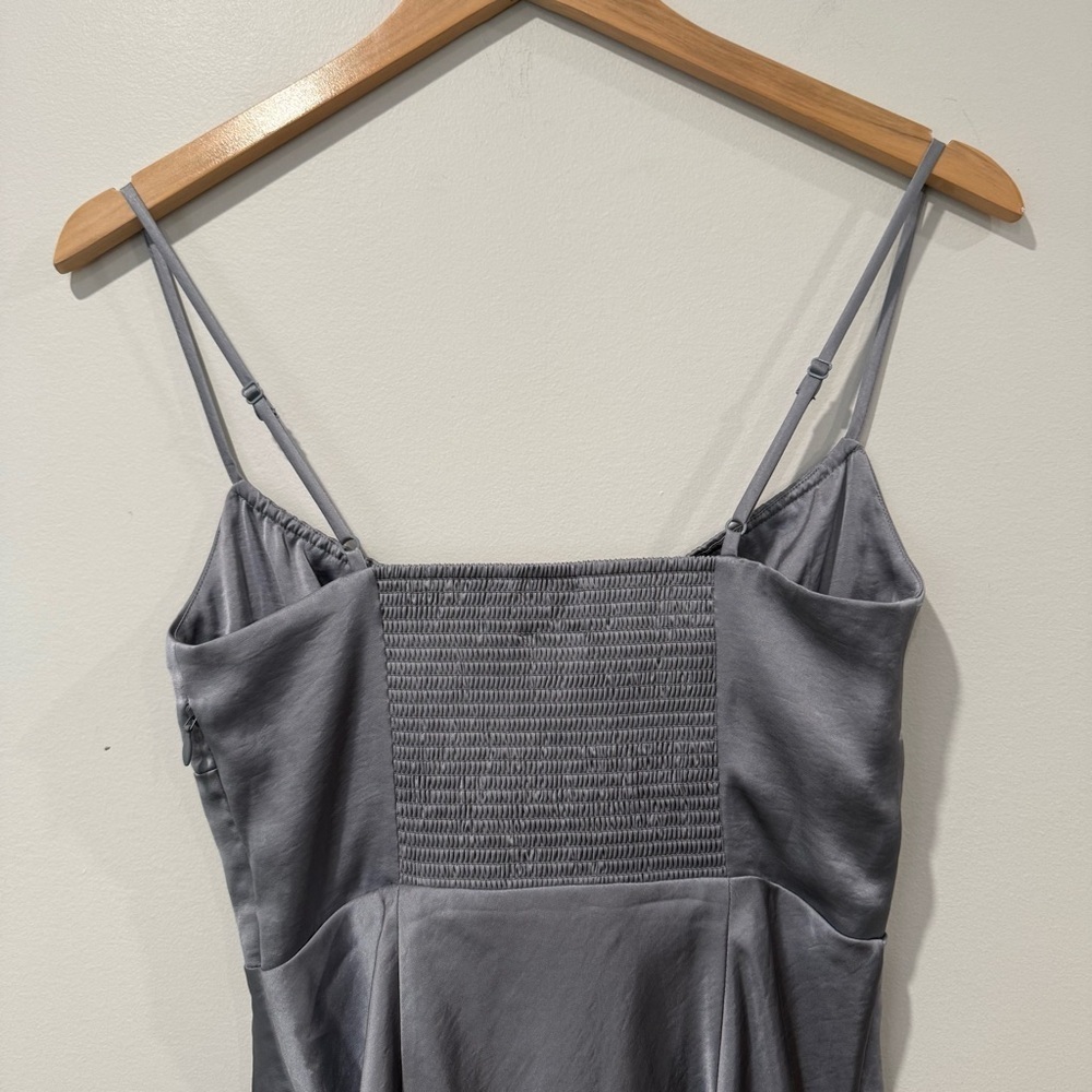 Wilfred Bellow Satin Midi Dress Size 4 Aritzia #101661 - Picture 5 of 12